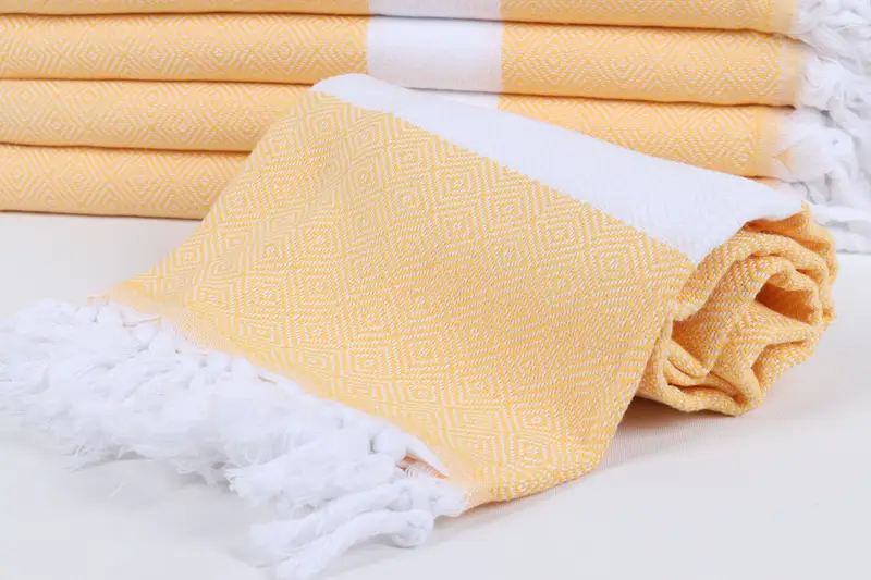 Spa Gift Towel, Lightweight Turkish towel, Bachelorette Party Favor, Quick-dry peshtemal, 70x40 Cotton Diamond Towel, Summer Gift Ideas, Custom Gift - 4