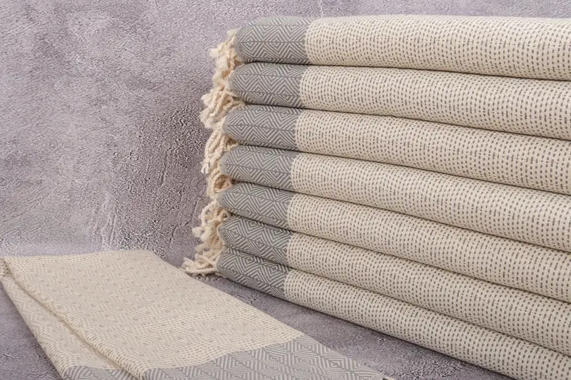 Personalized Gifts, Bridesmaid Gift, Christmas Hand Towel, 36x18 Cotton Diamond Towel, Small Bath Towels, Organic Towel, Turkish Tea Towel - 2