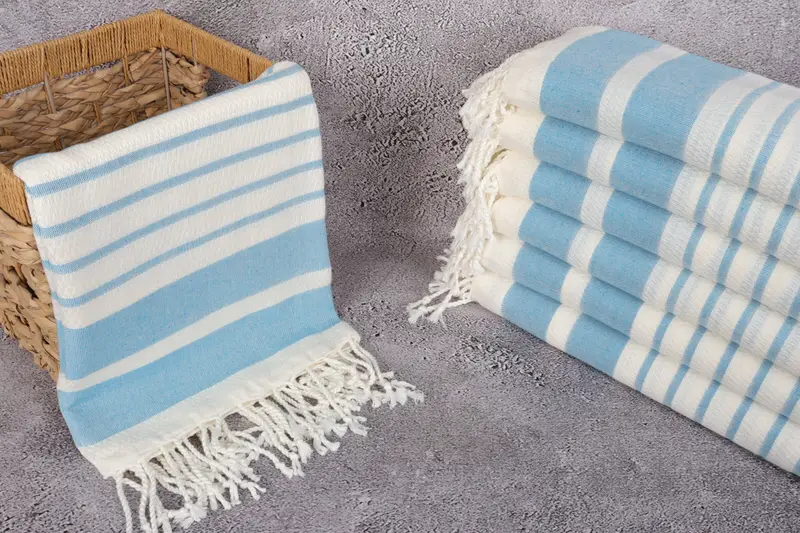 Home Gift, Turkish bath towel, 70x40 Cotton Striped Towel, Bridesmaid Gift, Oversized lightweight Turkish bath towel USA, Turkish hand towel - 3