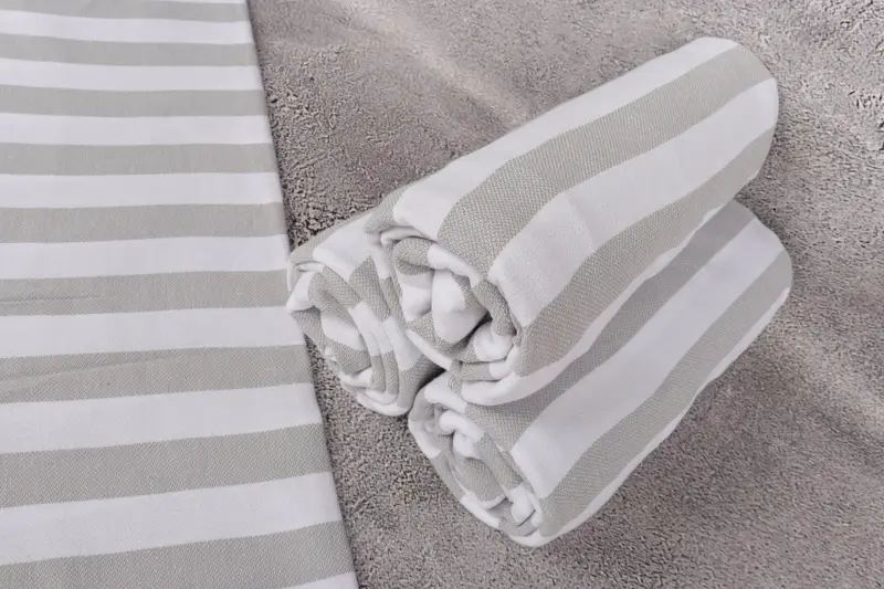 Hammam Towel USA, Turkish towel, Spa Towel, Travel towel, 68x36 Cotton Striped Towel, Best Beach Towel, Bachelorette Beach Towel, House Warming Gift - 8