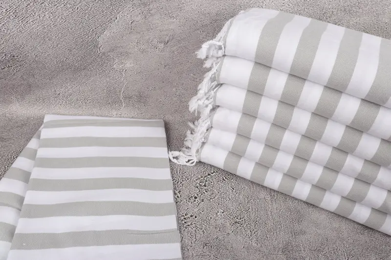 Hammam Towel USA, Turkish towel, Spa Towel, Travel towel, 68x36 Cotton Striped Towel, Best Beach Towel, Bachelorette Beach Towel, House Warming Gift - 2