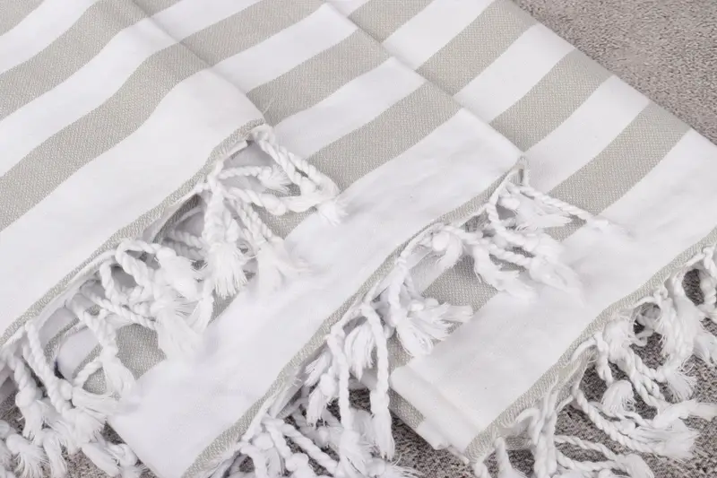 Hammam Towel USA, Turkish towel, Spa Towel, Travel towel, 68x36 Cotton Striped Towel, Best Beach Towel, Bachelorette Beach Towel, House Warming Gift - 5