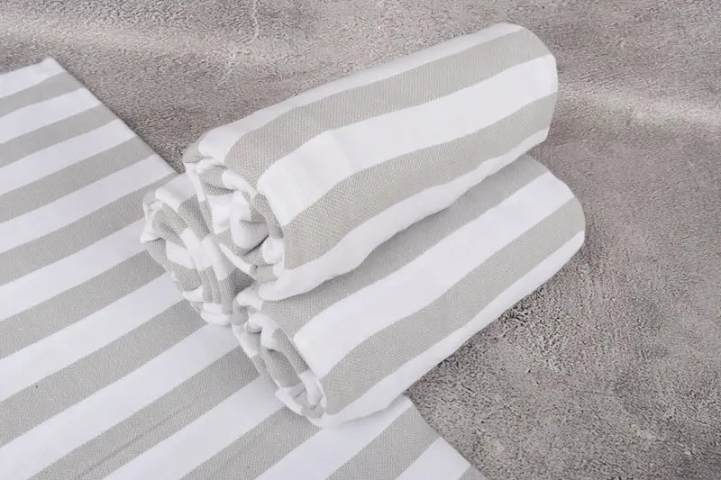 Hammam Towel USA, Turkish towel, Spa Towel, Travel towel, 68x36 Cotton Striped Towel, Best Beach Towel, Bachelorette Beach Towel, House Warming Gift - 7