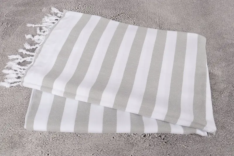 Hammam Towel USA, Turkish towel, Spa Towel, Travel towel, 68x36 Cotton Striped Towel, Best Beach Towel, Bachelorette Beach Towel, House Warming Gift - 6