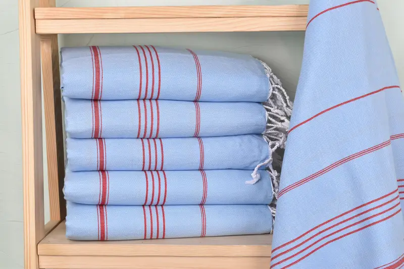 Spa Towel, 70x40 Cotton Striped Towel, Soft towel, Turkish Towel USA, Personalized Turkish bath towel for home decor, Hammam towel, Gift Boxes Towel - 2