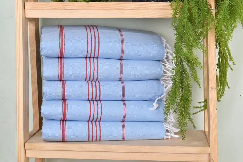Spa Towel, 70x40 Cotton Striped Towel, Soft towel, Turkish Towel USA, Personalized Turkish bath towel for home decor, Hammam towel, Gift Boxes Towel - 1