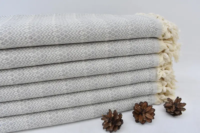 Personalized Turkish Towel, Best Friend Gift, Custom Bath Towel, Bathroom Towel, Hammam Towel USA, Custom Beach Towel, 70x38 Cotton Diamond Towel - 1