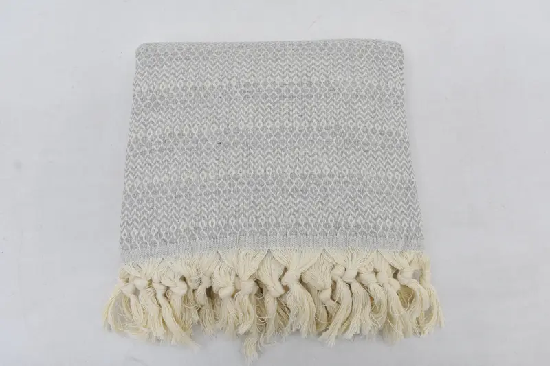 Personalized Turkish Towel, Best Friend Gift, Custom Bath Towel, Bathroom Towel, Hammam Towel USA, Custom Beach Towel, 70x38 Cotton Diamond Towel - 7