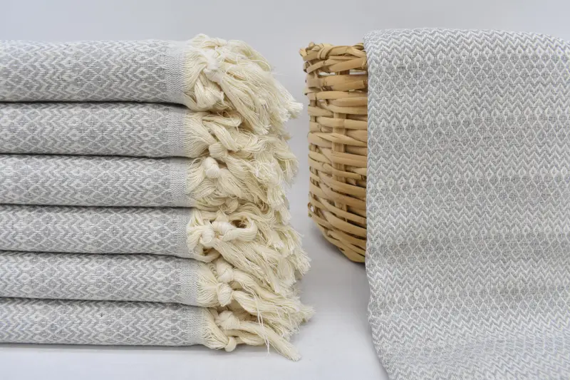 Personalized Turkish Towel, Best Friend Gift, Custom Bath Towel, Bathroom Towel, Hammam Towel USA, Custom Beach Towel, 70x38 Cotton Diamond Towel - 2
