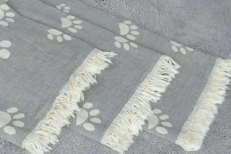 Özel isim havlu, havuz havlu, hızlı kuru havlu, monogram plaj havlusu, 70x36 pamuklu pençe tasarım havlu, nedime hediyesi, damat hediyesinin annesi - 6