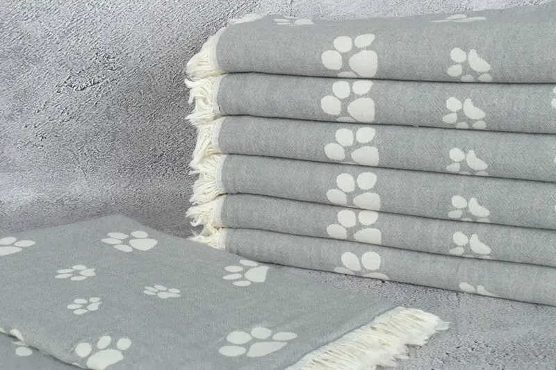 Özel isim havlu, havuz havlu, hızlı kuru havlu, monogram plaj havlusu, 70x36 pamuklu pençe tasarım havlu, nedime hediyesi, damat hediyesinin annesi - 3
