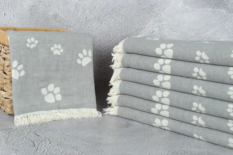 Özel isim havlu, havuz havlu, hızlı kuru havlu, monogram plaj havlusu, 70x36 pamuklu pençe tasarım havlu, nedime hediyesi, damat hediyesinin annesi - 4