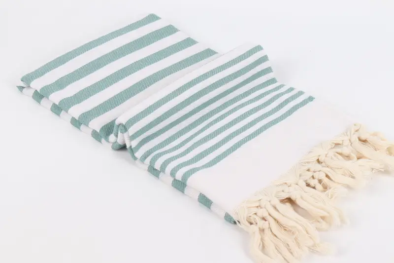 Anniversary Gift For Her, 70x40 Cotton Striped Towel, Organic Towel, Personalized Wedding Gift, Quick-Dry Beach Towel, Personalized Bridesmaid Gift - 6