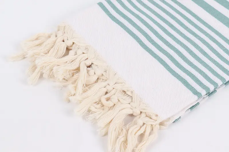 Anniversary Gift For Her, 70x40 Cotton Striped Towel, Organic Towel, Personalized Wedding Gift, Quick-Dry Beach Towel, Personalized Bridesmaid Gift - 7