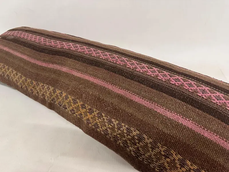 16x48 Pink Pillow Case, Vintage Kilim Throw Pillow, Turkish Kilim Pillow, Pillow Sham, Kilim Pillow Cover, Vintage Throw Cushion - 6