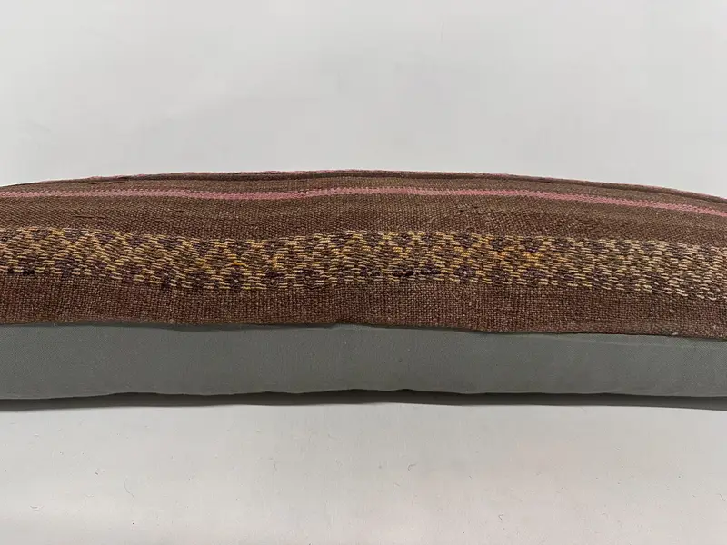16x48 Pink Pillow Case, Vintage Kilim Throw Pillow, Turkish Kilim Pillow, Pillow Sham, Kilim Pillow Cover, Vintage Throw Cushion - 5