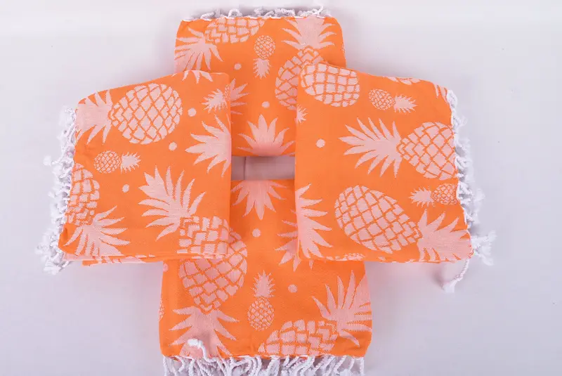 Personalized Bridesmaid Gift, 70x36 Cotton Pineapple Design Towel, Beach Towel Gift, Summer Towel, Personalized Turkish Towel, Bridal Party Gifts - 6