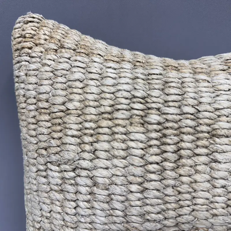 Vintage Kilim Pillow Cushion Case, Boho Pillow Sham Cover, Ethnical Kilim Rug Pillow, Gift Pillow, Pillow Sham, 12x12 Beige Pillow Case - 5