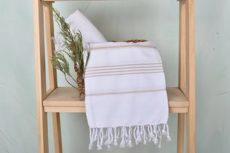 Beach Theme Bachelorette Party Gifts, Bachelorette Gifts, Gift For Her, Wedding Day Gift For Bride, Custom Towel, 70x40 Cotton Striped Towel - 4