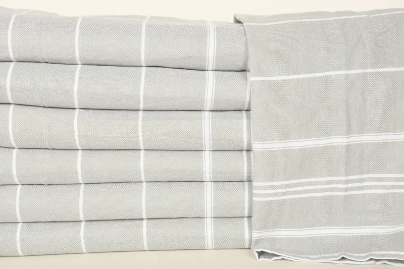 Gym Towel, Housewarming Gift, 28x20 Cotton Striped Fringeless Towel, Wedding Gift, Bridesmaid Gifts, Custom Hand Towel, Personalized Turkish Towel - 2