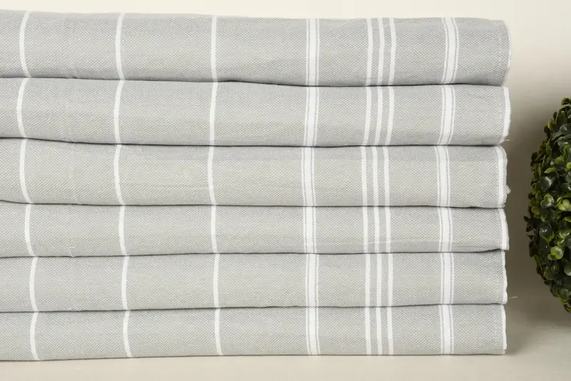 Gym Towel, Housewarming Gift, 28x20 Cotton Striped Fringeless Towel, Wedding Gift, Bridesmaid Gifts, Custom Hand Towel, Personalized Turkish Towel - 3
