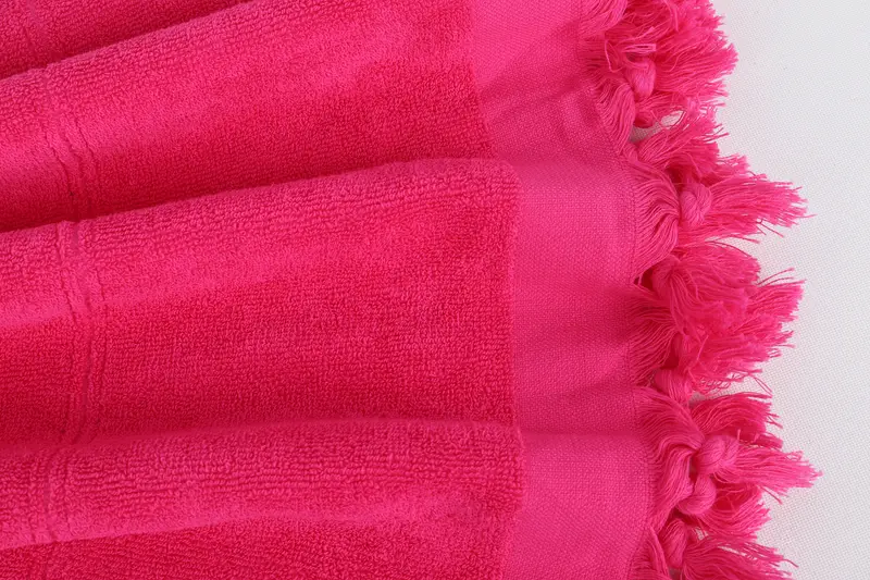 Hammam towel, 70x36 Cotton Striped Terry Towel, House Warming Gift, Quick-dry peshtemal, Personalized Turkish bath towel for home decor, Soft towel - 7