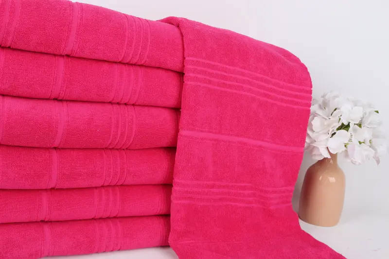 Hammam towel, 70x36 Cotton Striped Terry Towel, House Warming Gift, Quick-dry peshtemal, Personalized Turkish bath towel for home decor, Soft towel - 2