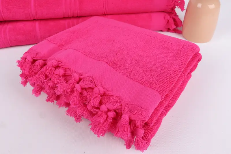 Hammam towel, 70x36 Cotton Striped Terry Towel, House Warming Gift, Quick-dry peshtemal, Personalized Turkish bath towel for home decor, Soft towel - 8