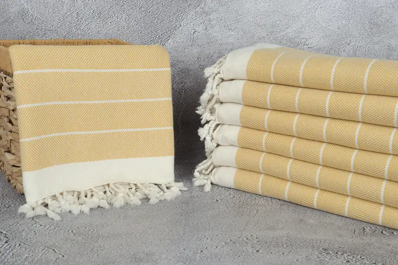 Bachelorette Towel, Housewarming Gift, Sand-free towel, Spa Gift, 70x40 Cotton Herringbone Towel, Best Beach Towel, First Wedding Anniversary Gift - 5