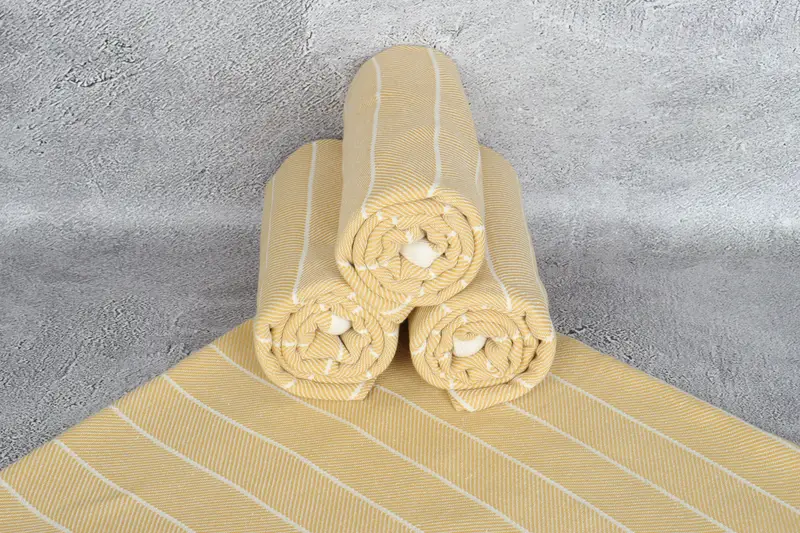 Bachelorette Towel, Housewarming Gift, Sand-free towel, Spa Gift, 70x40 Cotton Herringbone Towel, Best Beach Towel, First Wedding Anniversary Gift - 13