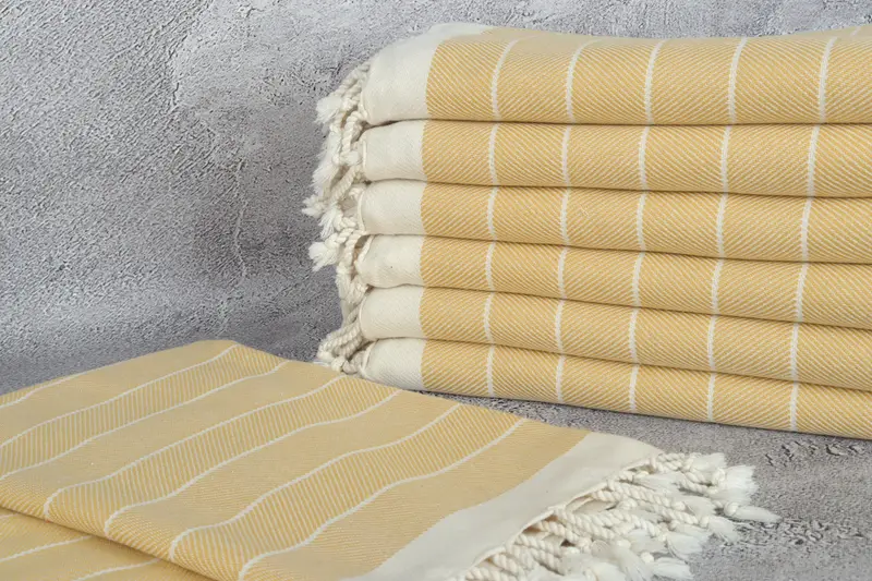 Bachelorette Towel, Housewarming Gift, Sand-free towel, Spa Gift, 70x40 Cotton Herringbone Towel, Best Beach Towel, First Wedding Anniversary Gift - 4