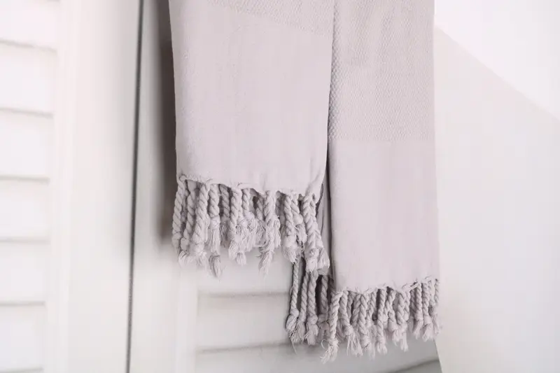 Hammam towel, House Warming Gift, 70x32 Cotton Geometric Stonewashed Towel, Monogram Turkish Bath Towel, Bridesmaid Gift Towel, Summer Gift - 8
