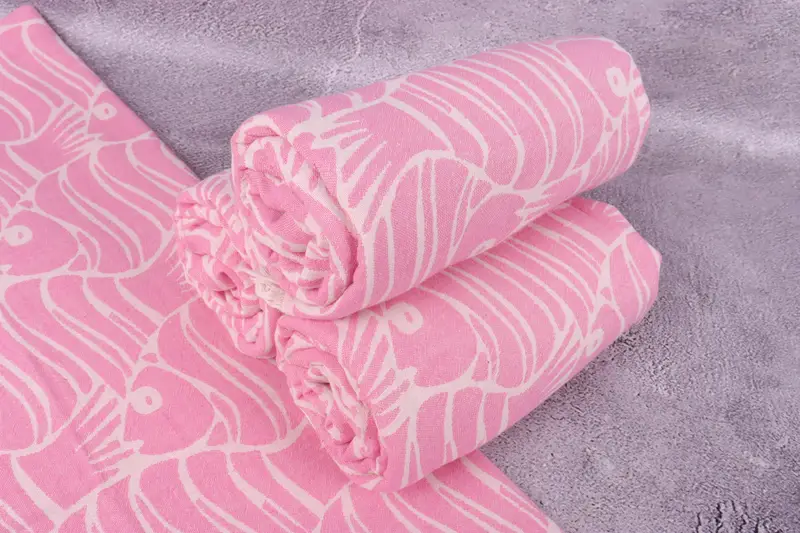 Guest Towel, Summer Gift, 70x36 Cotton Fish Design Towel, Bachelorette Party Gifts Bridesmaids, Organic Turkish towel, Christmas Gift, Yoga Towel - 8
