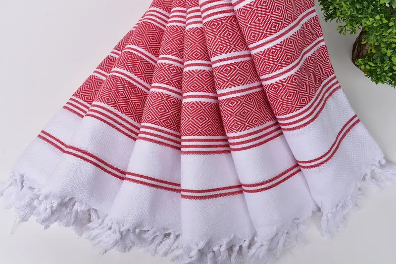 Personalized Hand Towel, Gift For The Home, Personalized Gift For Her, Personalized Dish Towel, Turkish Hand Towel, 40x18 Cotton Diamond Towel - 4