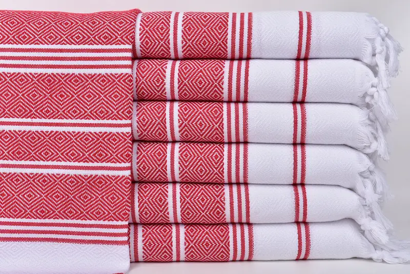 Personalized Hand Towel, Gift For The Home, Personalized Gift For Her, Personalized Dish Towel, Turkish Hand Towel, 40x18 Cotton Diamond Towel - 1