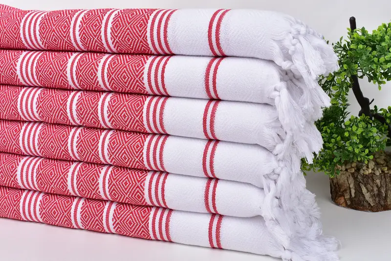 Personalized Hand Towel, Gift For The Home, Personalized Gift For Her, Personalized Dish Towel, Turkish Hand Towel, 40x18 Cotton Diamond Towel - 3