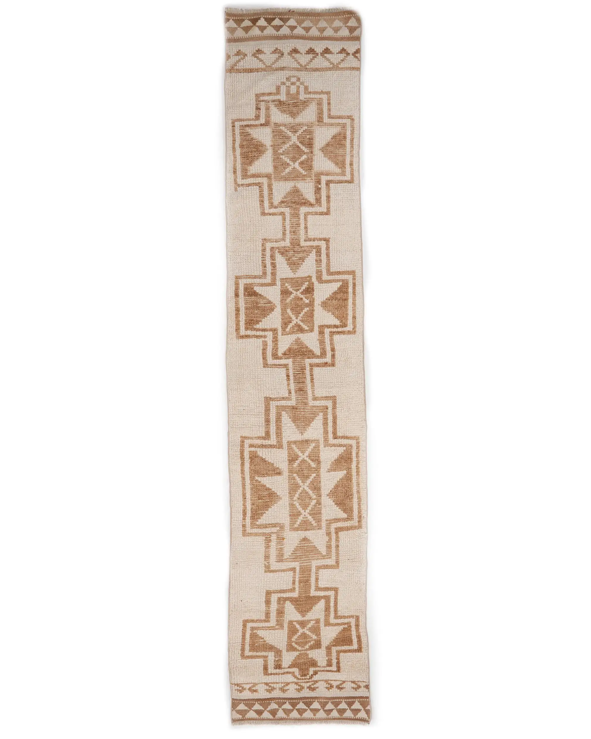Elegant Beige Rug, 2x13.4 ft Solid Comfort - 1