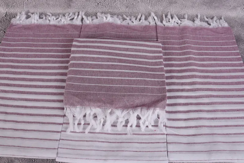 Personalized Gifts, Baby Boy Gift, Antibacterial Turkish peshtemal towel, Absorbent towel, Organic Towel, 70x40 Cotton Striped Towel, Handmade Gift - 4