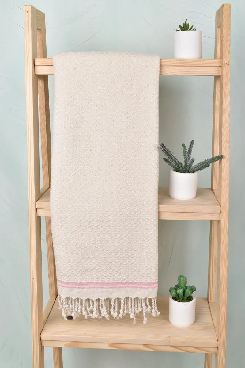 Handmade Turkish Towel, 68x36 Cotton Striped Towel, Bath towel, Beach Towel Gift, Bachelorette Party Decorations, Scarf Towel, Gift For Best Friend - 8