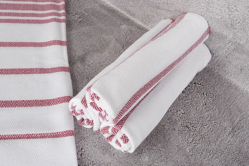 Gift For The Home, 36x24 Cotton Herringbone Towel, Personalized Gift, Kitchen Towel, House Warming Gift, Bridesmaid Towel, Personalized Hand Towel - 8