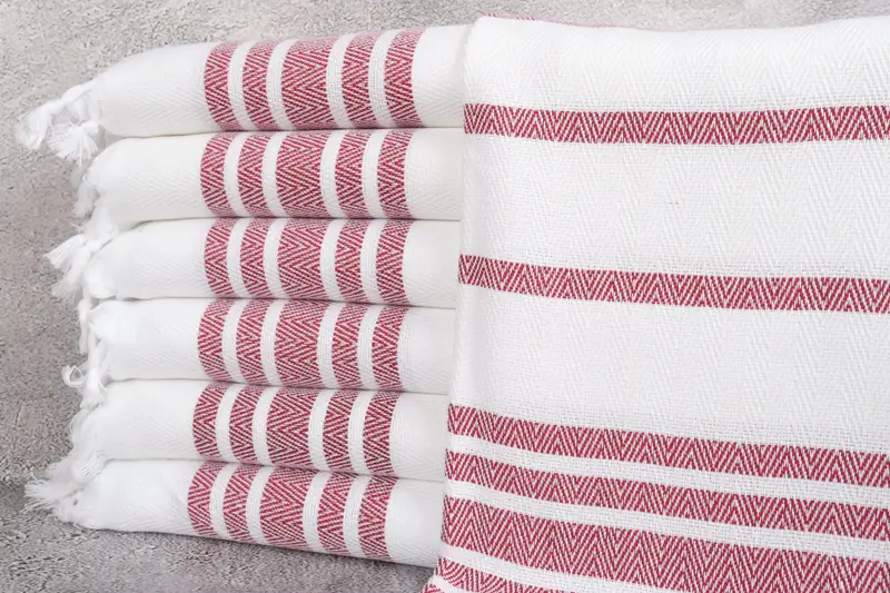 Gift For The Home, 36x24 Cotton Herringbone Towel, Personalized Gift, Kitchen Towel, House Warming Gift, Bridesmaid Towel, Personalized Hand Towel - 1
