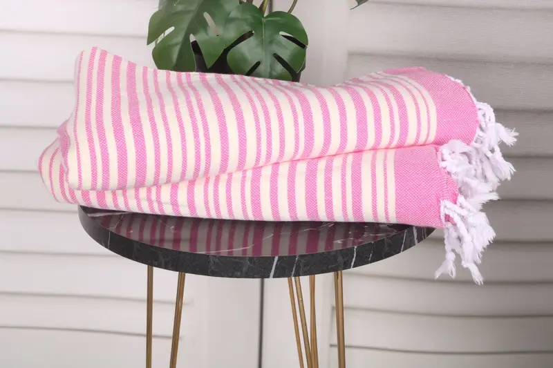 Monogram Beach Towel, Home Decor Gifts, Monogrammed Turkish Towel, Halloween Gifts, Summer Towel, Organic Turkish towel, 80x40 Cotton Striped Towel - 3