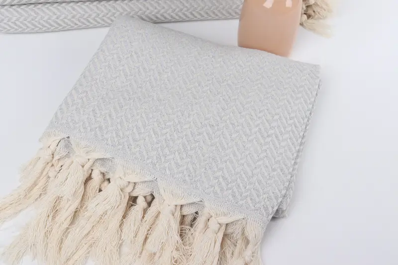 Best Wedding Gift, Wedding Favors, Personalized Wedding Gift For Couple, Personalized Turkish Towel, 70x40 Cotton Chevron Towel, Beach Towel Bulk - 5