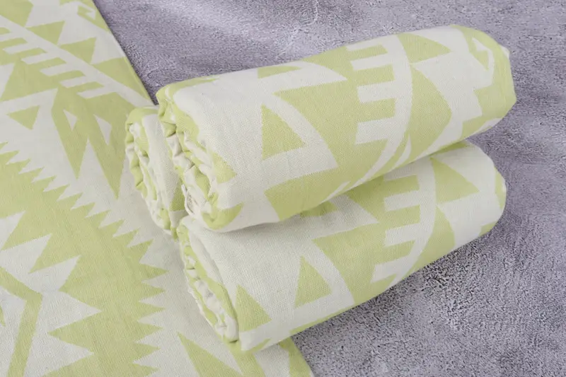 Fouta towel, Personalised Gift, Beach Size Towel, Sand-resistant towel, Luxury Beach Towel, 76x40 Cotton Geometric Towel, Bridesmaid Gift Towel - 8