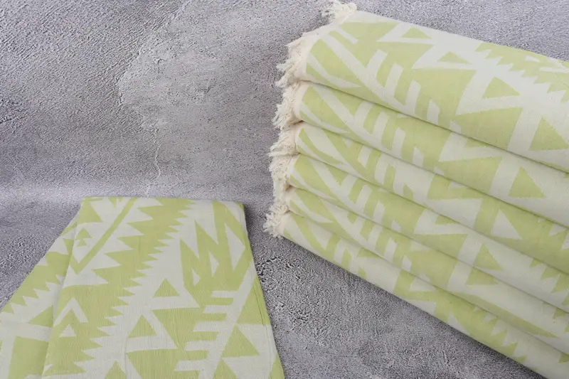 Fouta towel, Personalised Gift, Beach Size Towel, Sand-resistant towel, Luxury Beach Towel, 76x40 Cotton Geometric Towel, Bridesmaid Gift Towel - 3