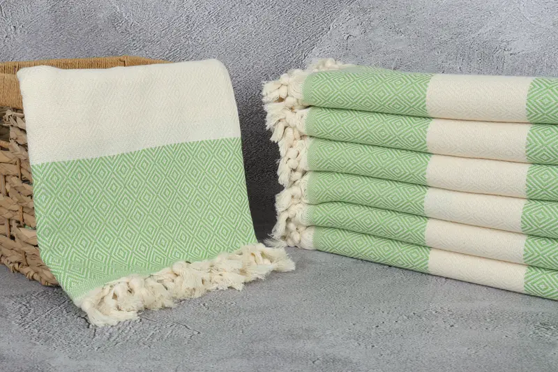 Wedding Gift For Bride, Wedding Gifts Towel, Organic Turkish towel, Turkish Towel Set, Monogram Turkish Towel, Quick-dry travel peshtemal towel - 3