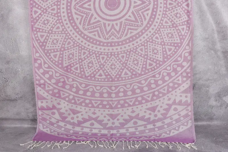 Lightweight Turkish towel, 70x40 Cotton Round Pattern Towel, Vegas Bachelorette Party Favors, Employee Gifts, Travel towel, Wedding Gifts Towel - 1