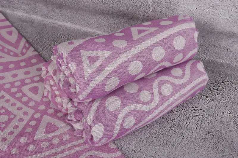 Lightweight Turkish towel, 70x40 Cotton Round Pattern Towel, Vegas Bachelorette Party Favors, Employee Gifts, Travel towel, Wedding Gifts Towel - 8