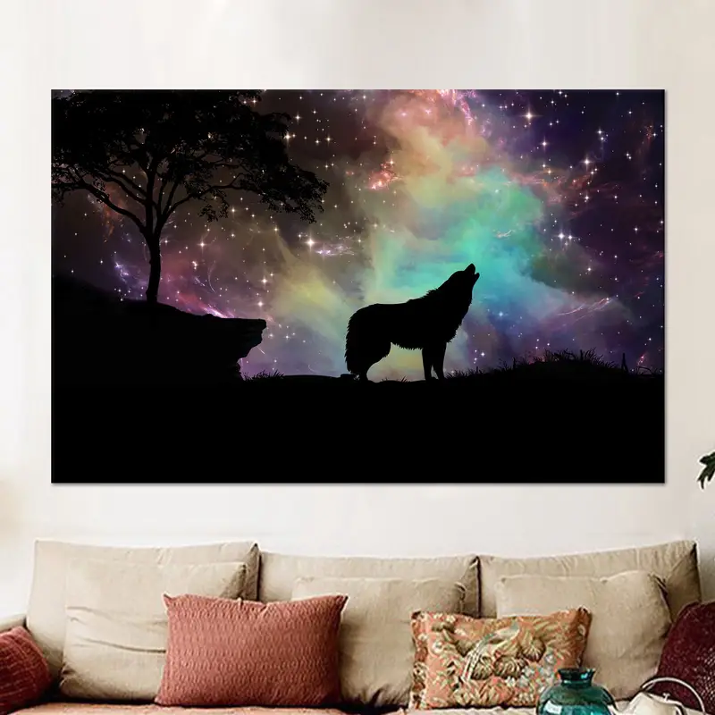 Zarif Kurt Kanvası: Kurt Severler için Soyut Sanat