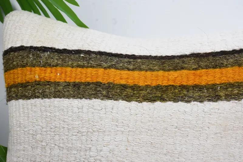 Pillow for Couch, Pet Pillow Cover, Outdoor Throw Cushion Case, Throw Kilim Pillow, Cushion Cover, 14x14 White Cushion Cover, Kilim Pillow Cover - 2